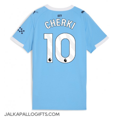 Manchester City Rayan Cherki #10 Kotipaita Naiset 2025-26 Lyhythihainen